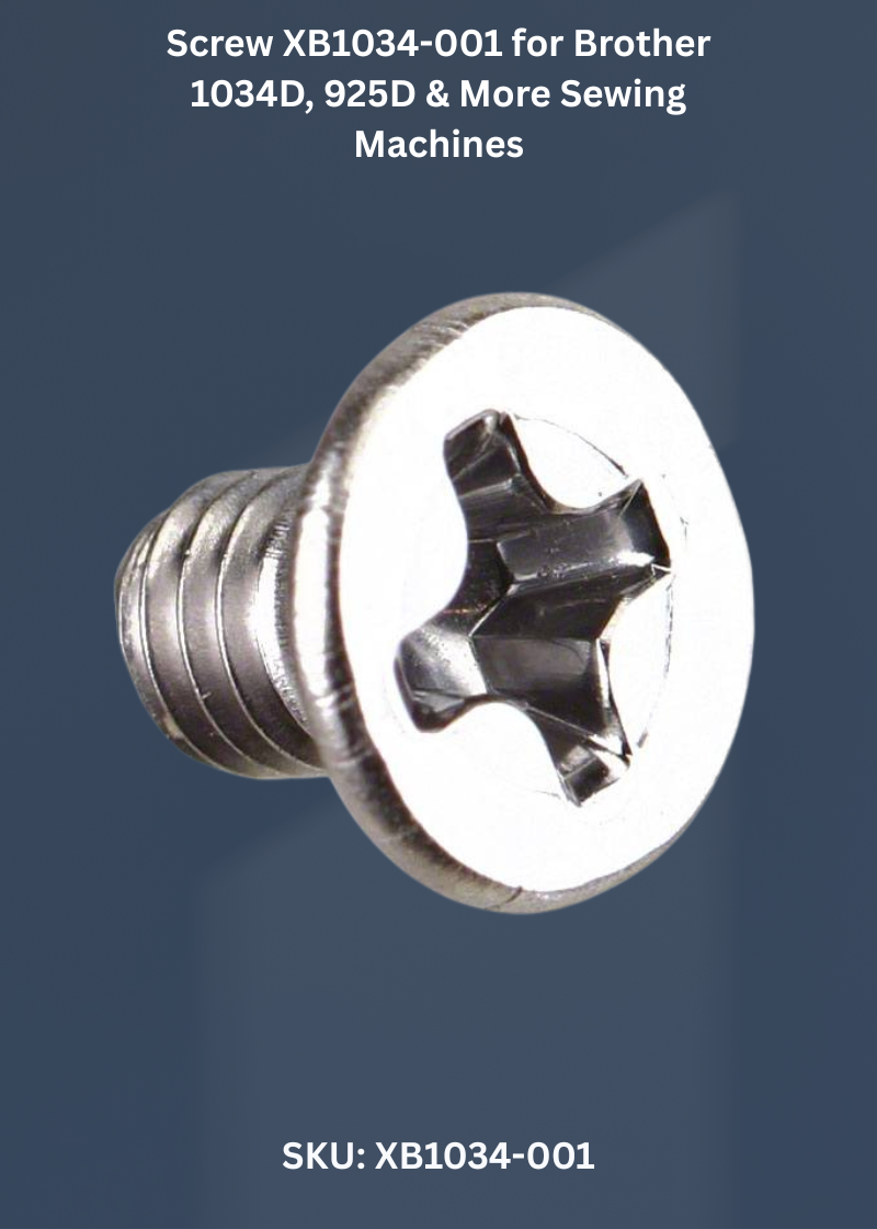 Screw XB1034-001 — Fits Brother 1034D, 925D, 935D