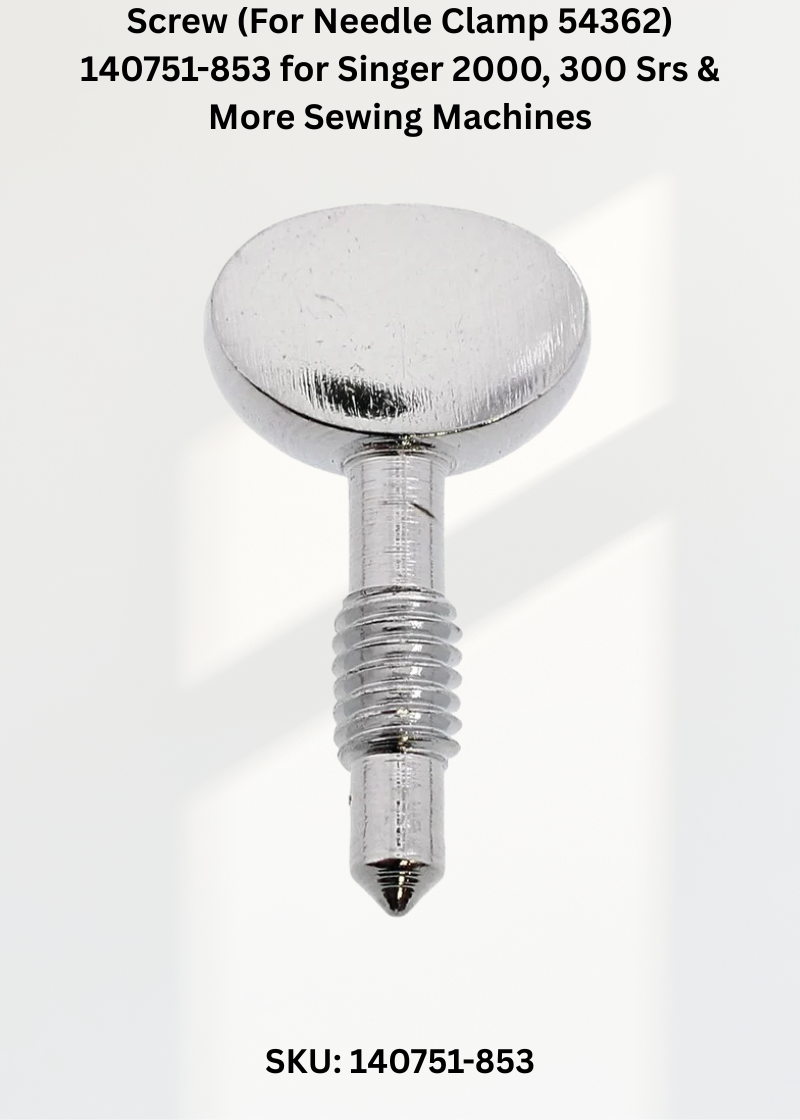 Screw (For Needle Clamp 54362) 140751-853 for Singer 2000, 300 Srs & More Sewing Machines