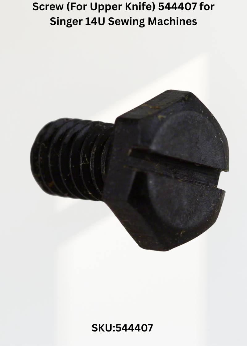 Screw (For Upper Knife) 544407 for Singer 14U Sewing Machines