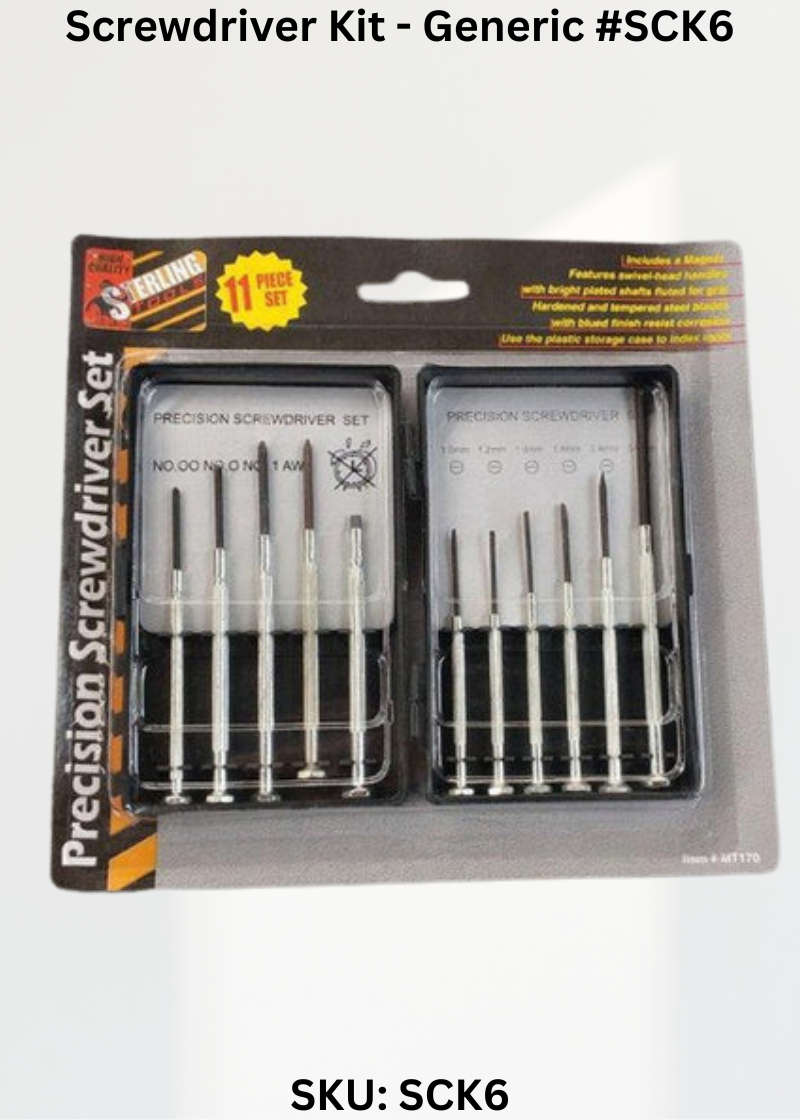 Screwdriver Kit - Generic #SCK6