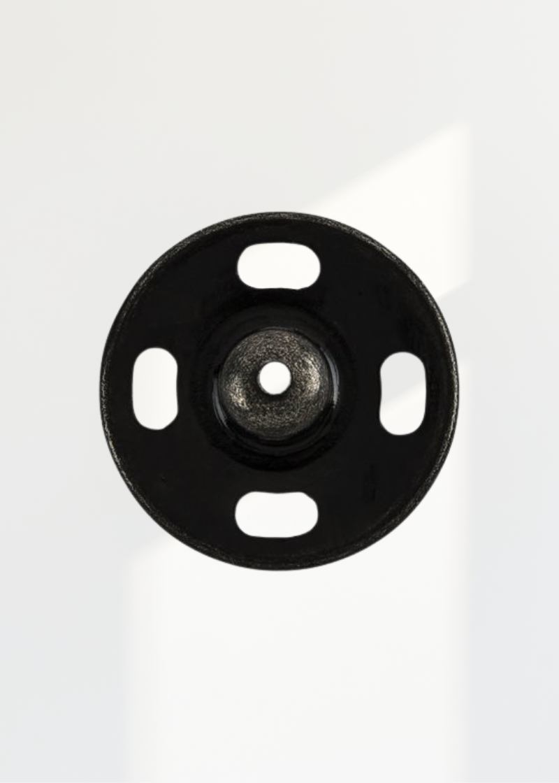 Sew-On Snaps - 1" / 25mm - 4/Pack - Black
