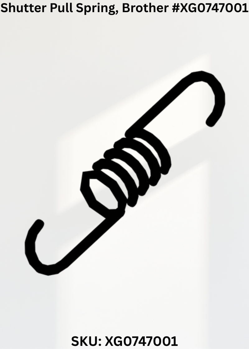 Shutter Pull Spring for Brother XG0747001