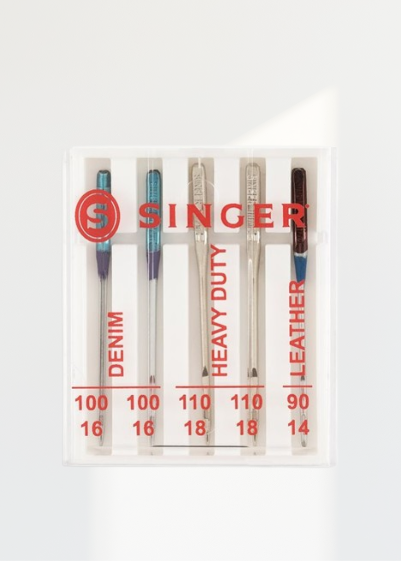 Singer Assorted Home Machine Needles - 100/16, 110/18, 90/14 - 5/Pack