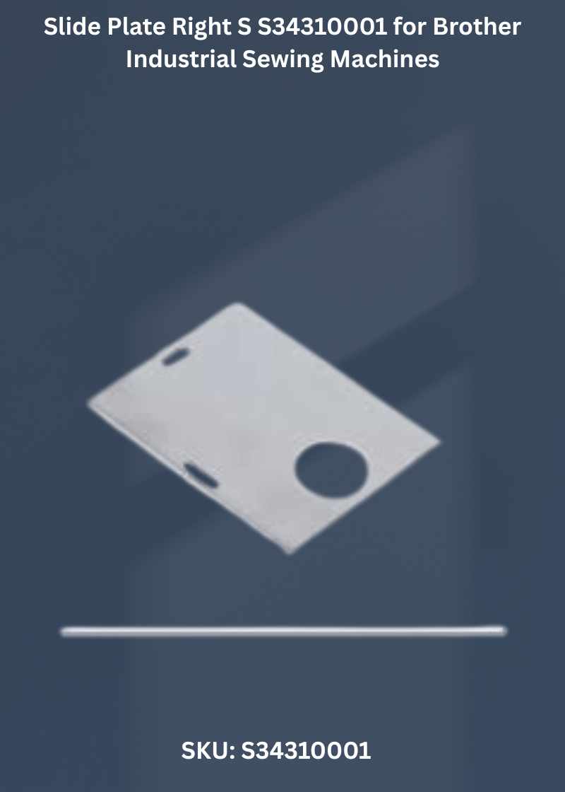 Slide Plate Right S S34310001 for Brother Industrial Sewing Machines