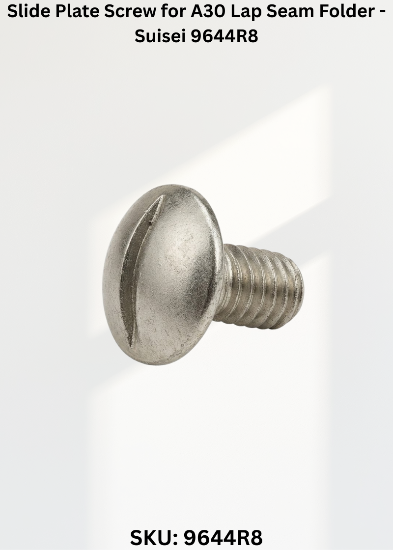 Slide Plate Screw for A30 Lap Seam Folder - Suisei 9644R8
