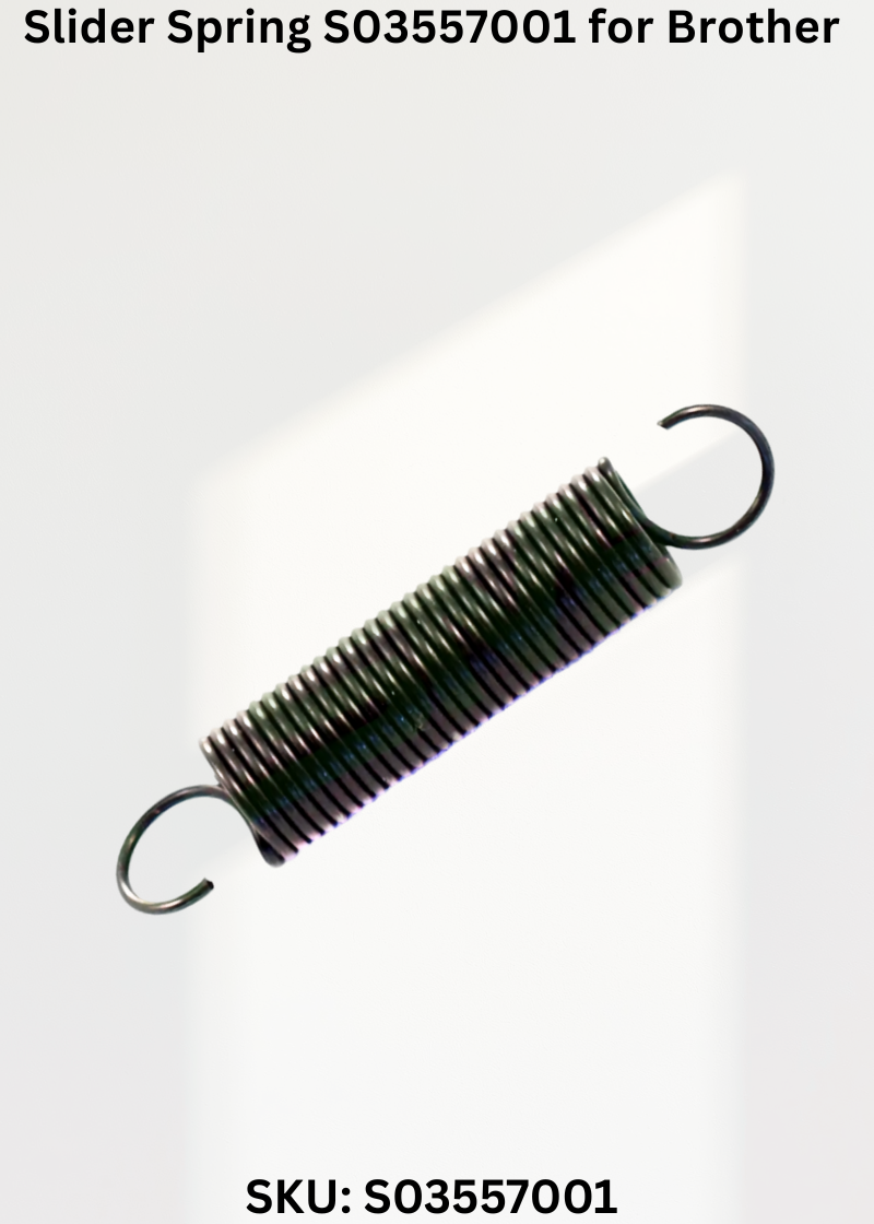 Slider Spring S03557001 for Brother CB3-B912, Brother CB3-B913, Brother CB3-B915, Brother CB3-B916 and Brother CB3-B917 Sewing Machines