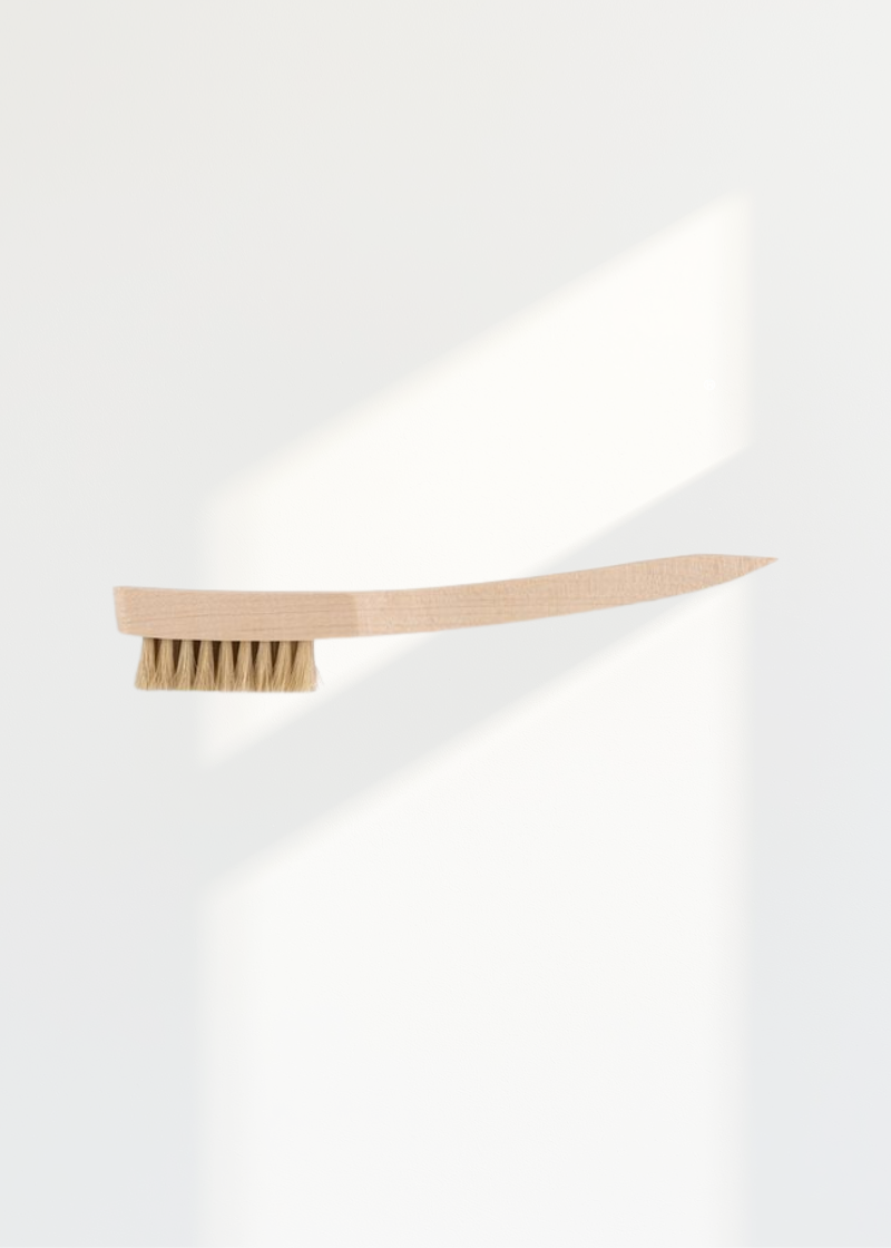 Small Hog Hair Bristle Spotting Brush - 1" X 2 3/8" Head