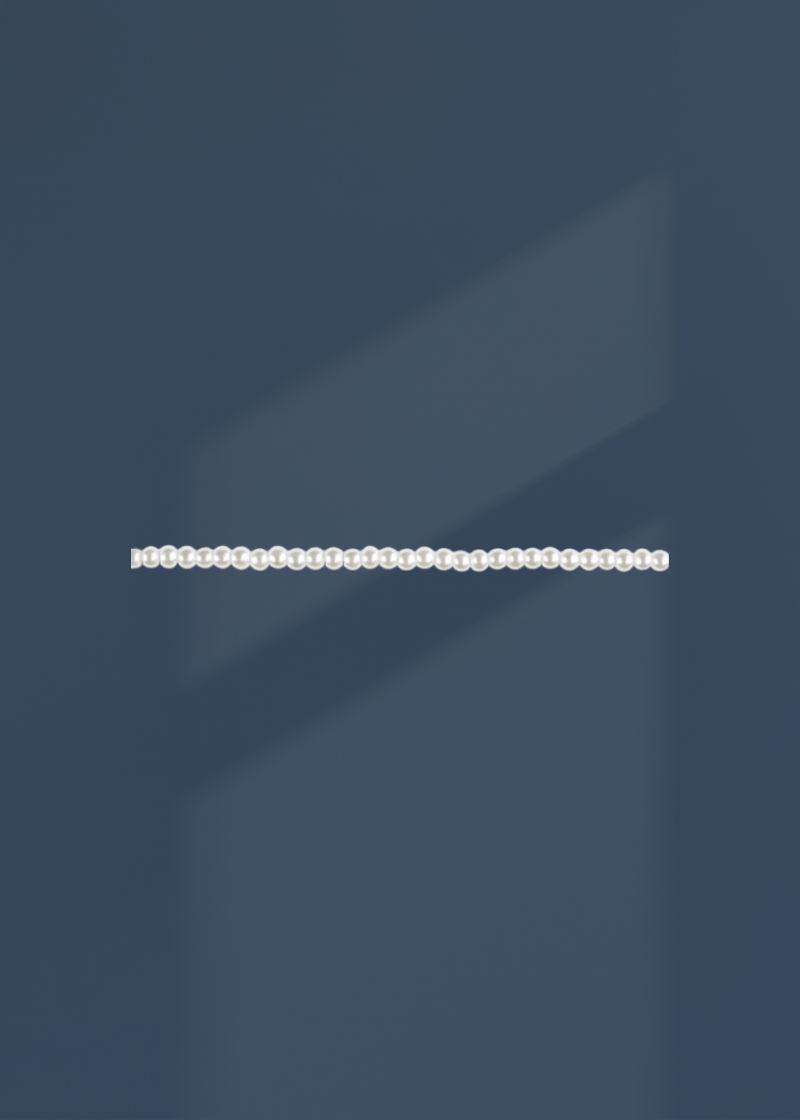Glass Bridal Beads - 16" X 2 Strands/Pack (Approximately 208)