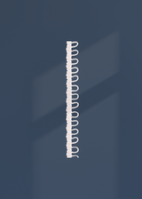 Elastic Button Loops W/ 3/8" Spacing - 1/2" x 12
