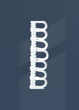 Non-Elastic Button Loops W/ 1/4" Spacing - 1/2" x 36 yds.