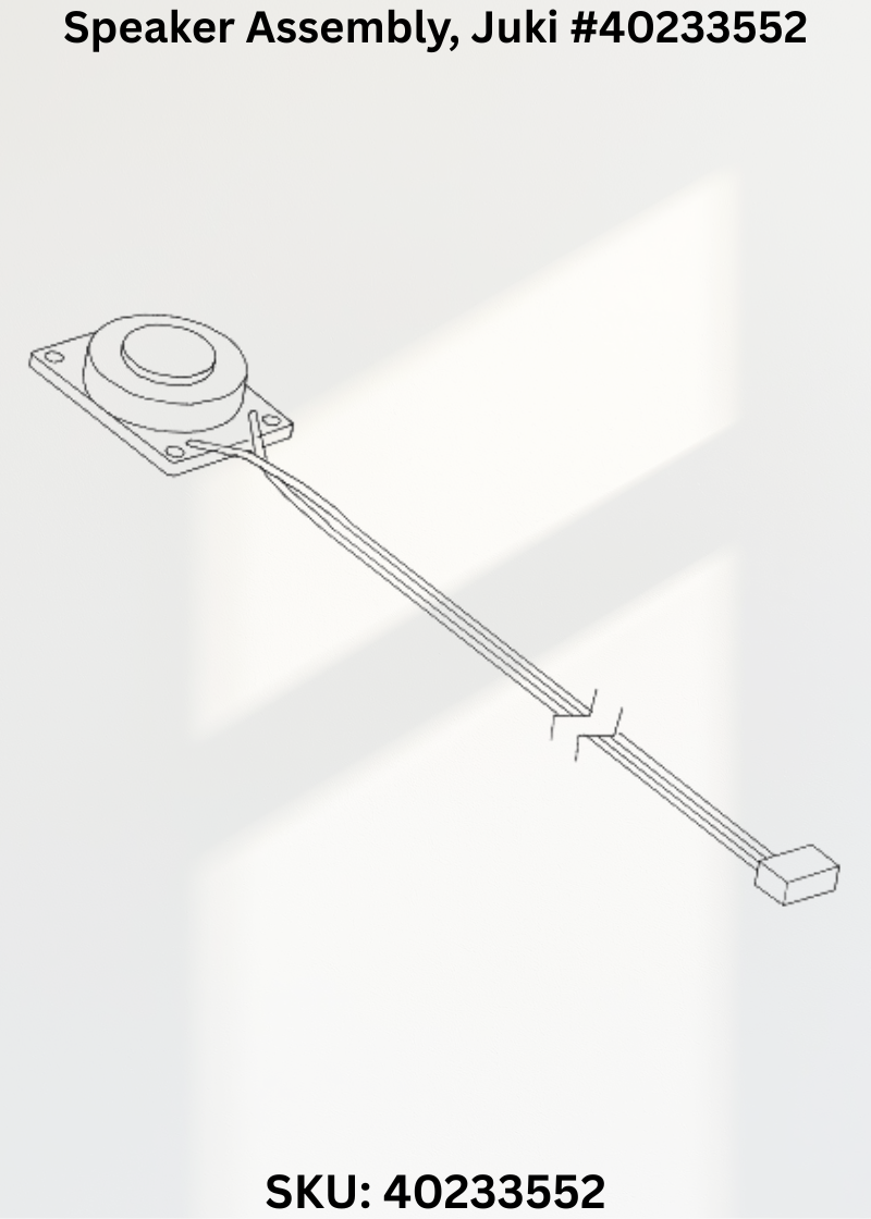 Speaker Assembly for Juki 40233552