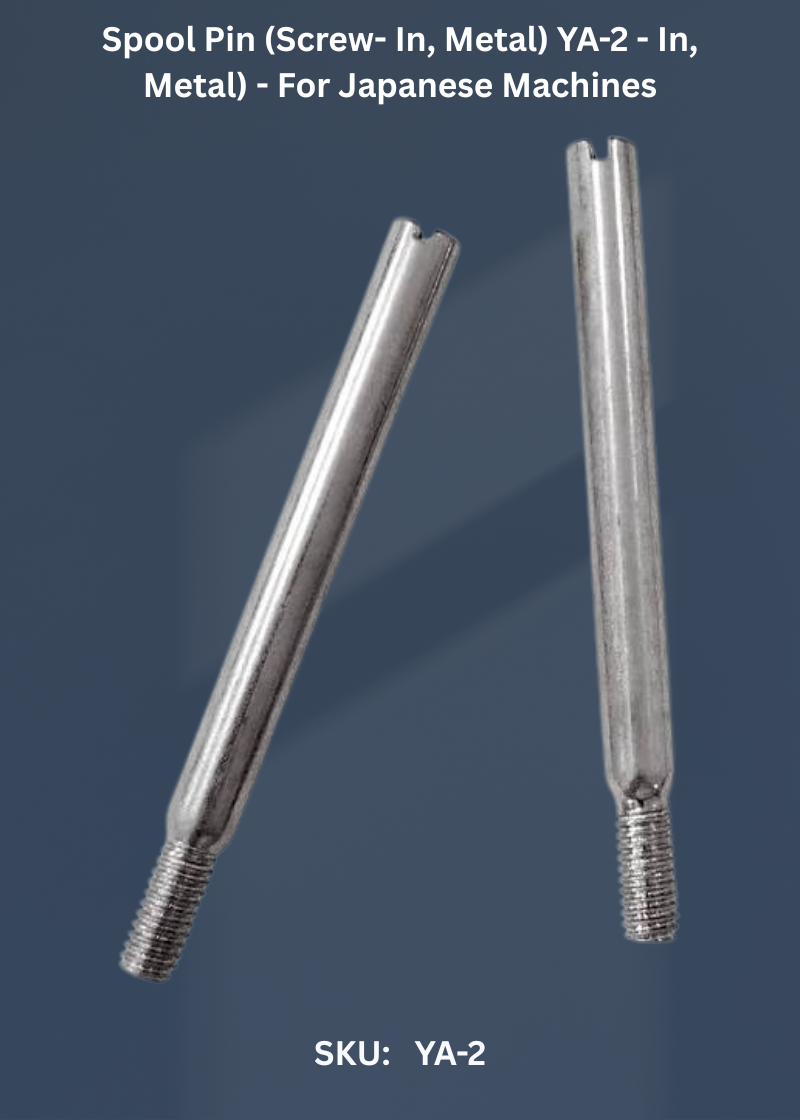 Spool Pin (Screw- In, Metal) YA-2 - In, Metal) - For Japanese Machines
