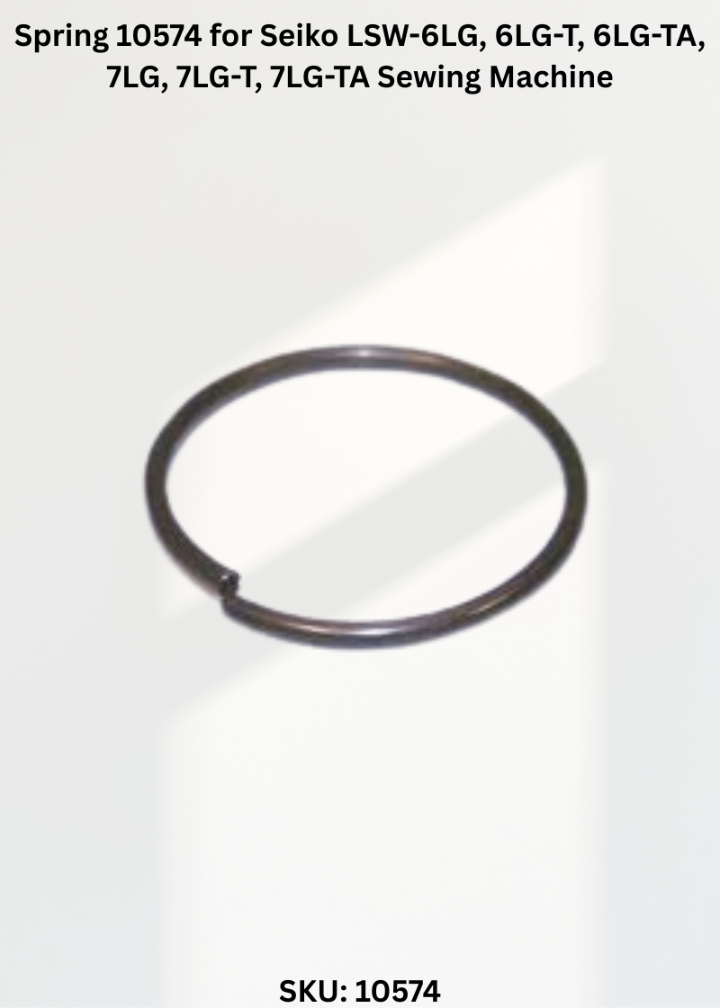 Spring 10574 for Seiko LSW-6LG, 6LG-T, 6LG-TA, 7LG, 7LG-T, 7LG-TA Sewing Machine