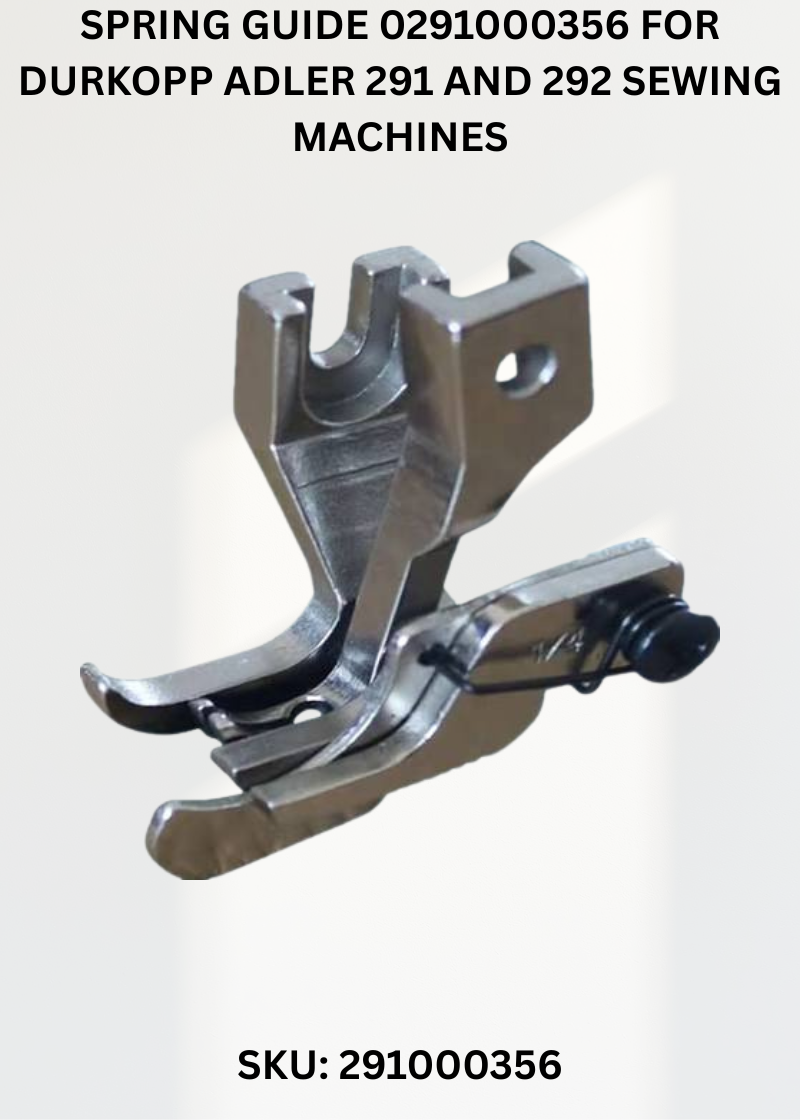 Spring Guide 0291000356 for Durkopp Adler 291 and 292 Sewing Machines