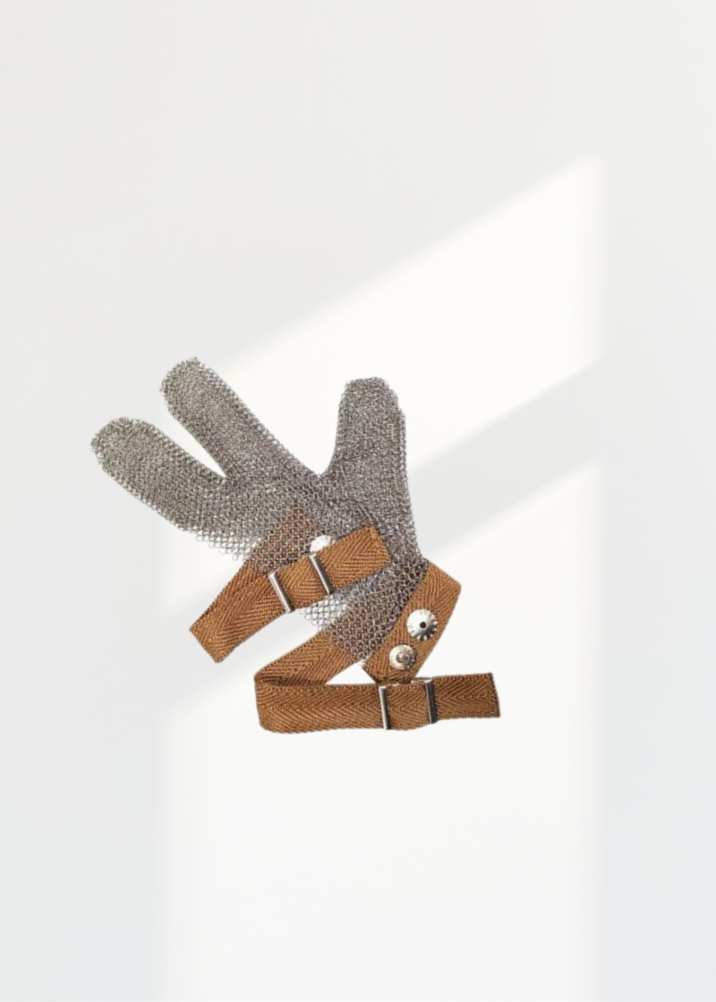 Stainless Steel Mesh Glove – 3 Finger