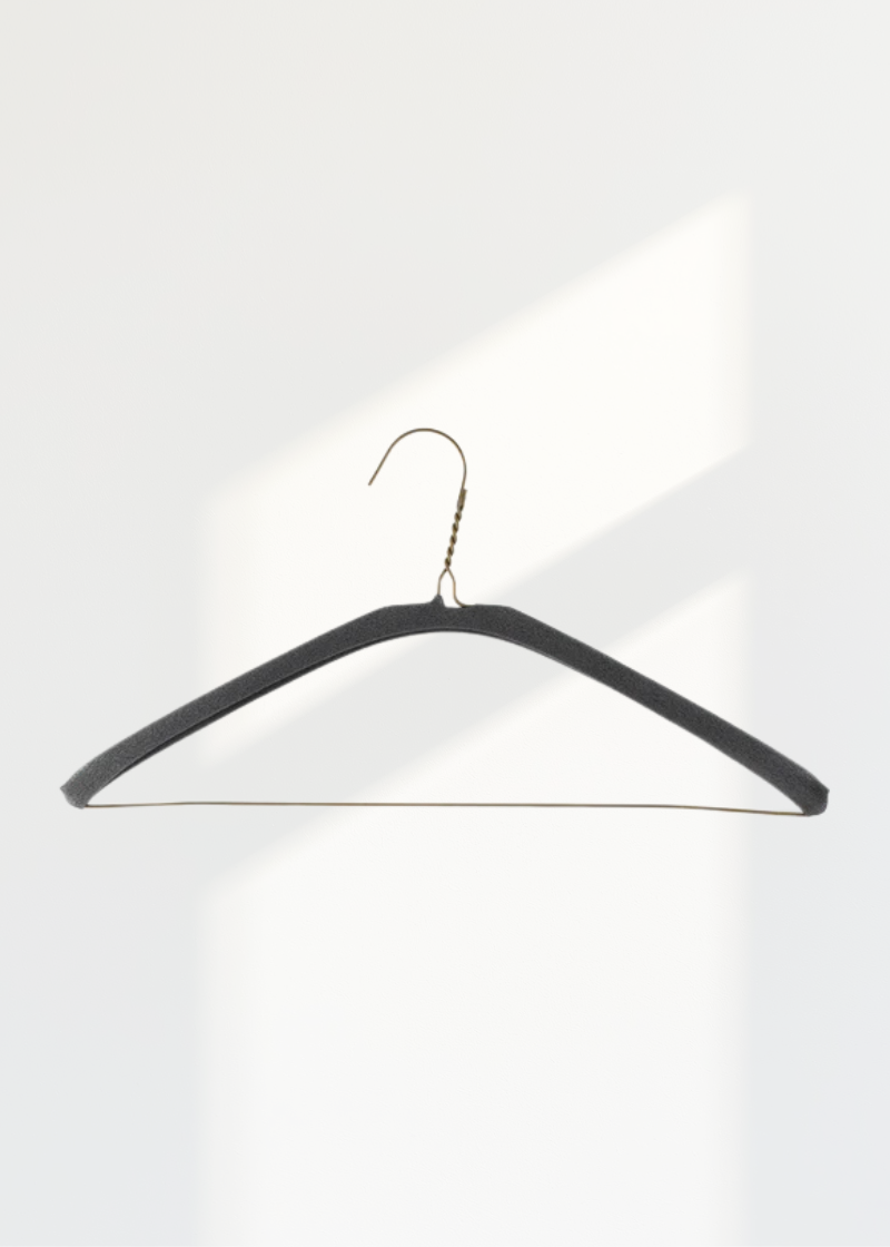 Standard Foam Hanger Covers - 14" Length/ 1 3/4" Neck - 500/Box - Charcoal