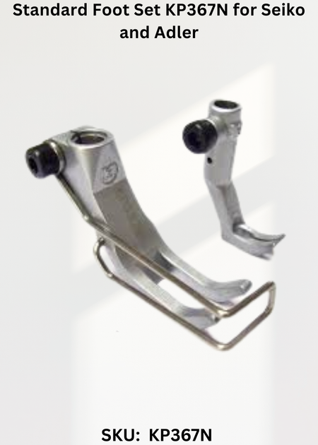 Standard Foot Set KP367N for Seiko BBW-8BL & 8BLC and Adler 467 Sewing Machines