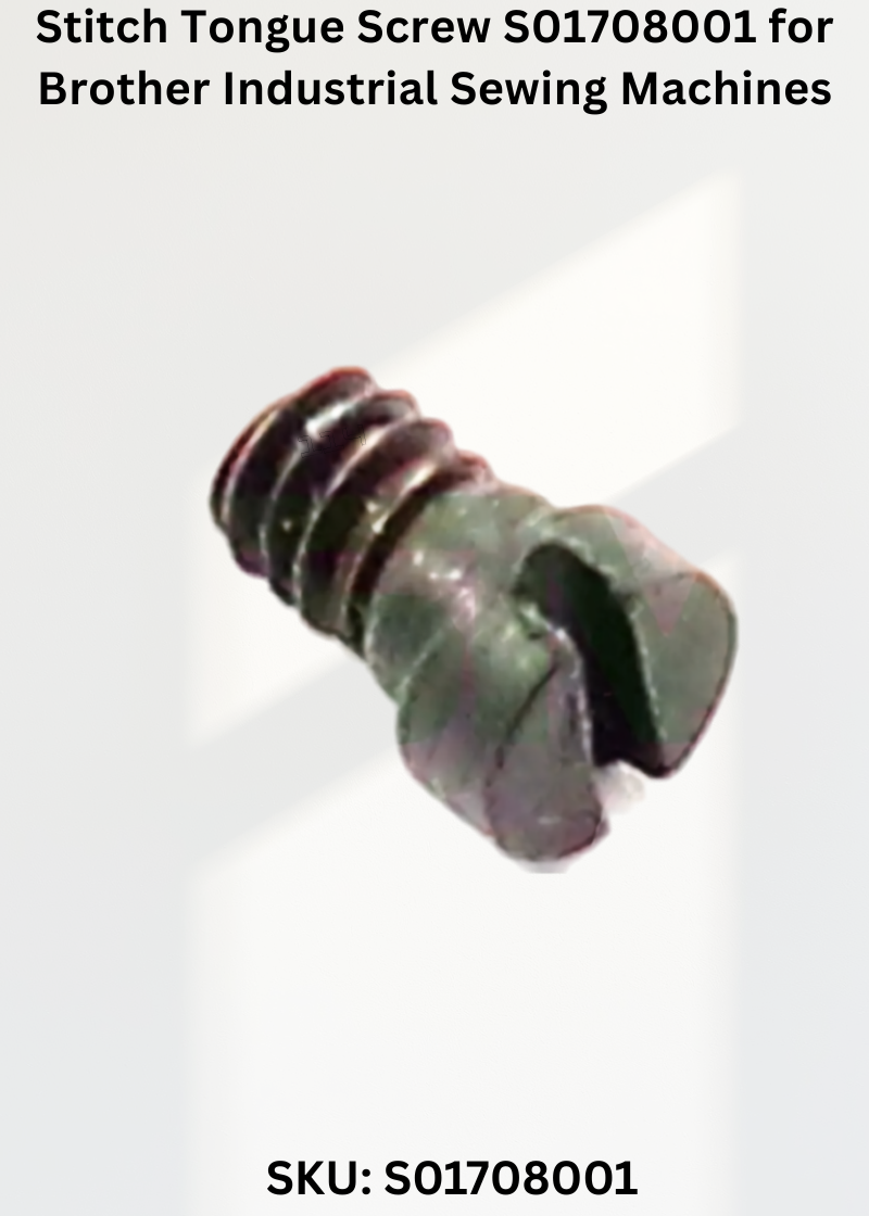 Stitch Tongue Screw S01708001 for Brother Industrial Sewing Machines