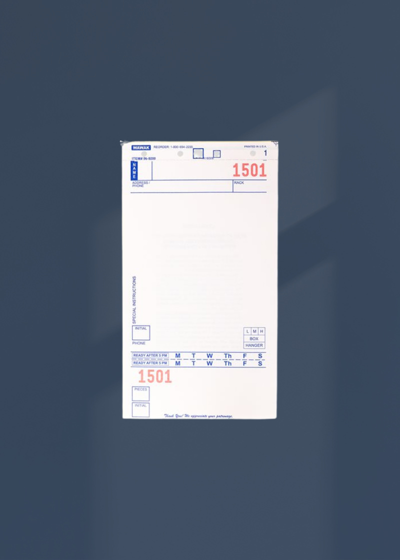 Stock 2-Part Carbonless Invoices - Hardback - 4 1/4" x 7 3/4" - 500/Box