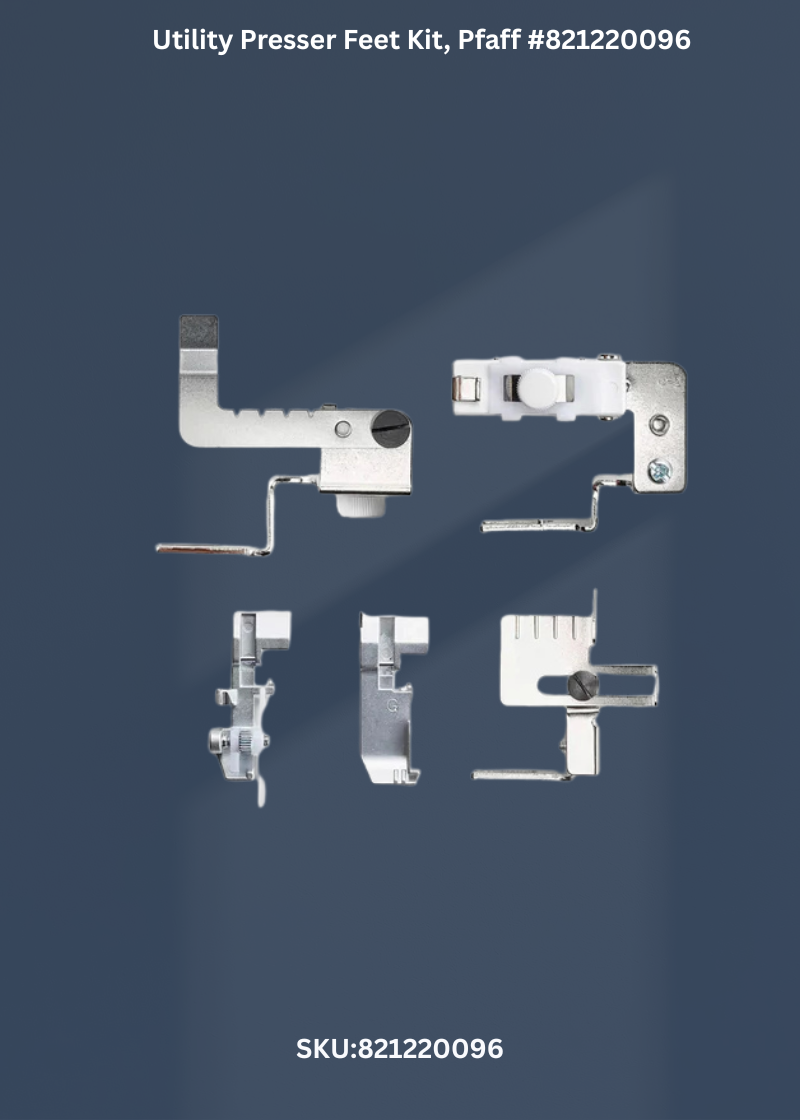 Utility Presser Feet Kit for Pfaff 821220096