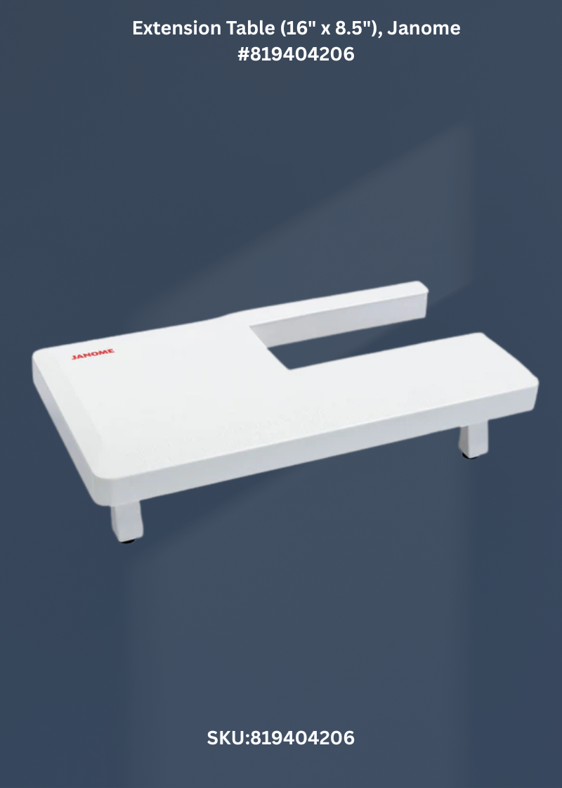 Extension Table (16" x 8.5") for Janome 819404206