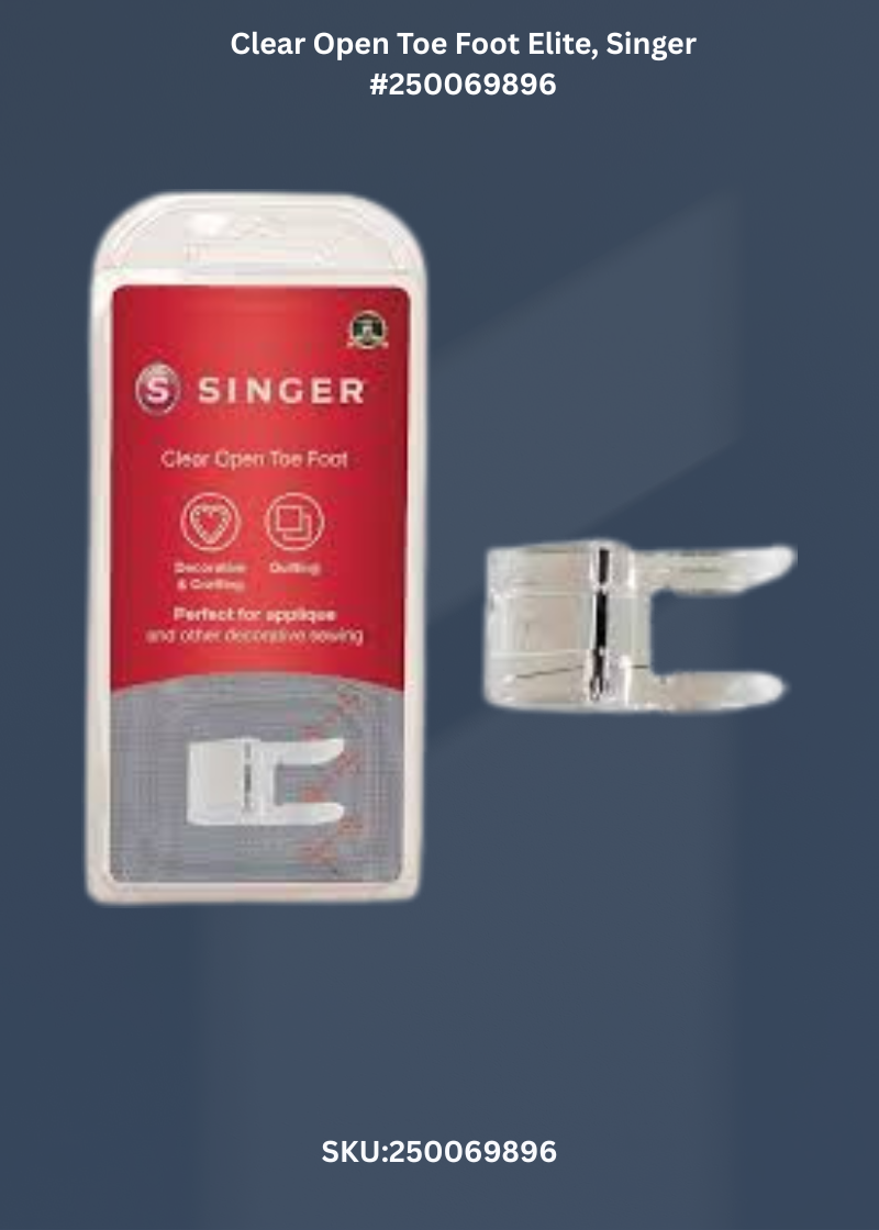 Clear Open Toe Foot Elite for Singer 250069896