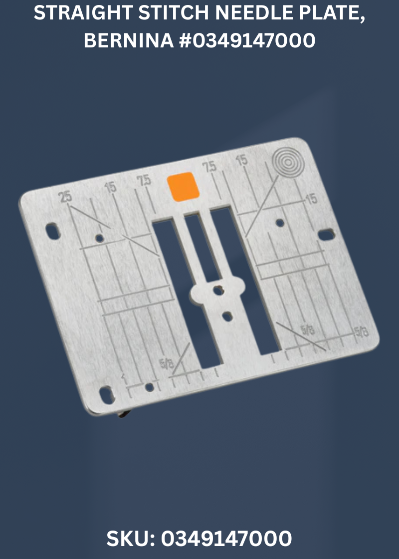 Straight Stitch Needle Plate for Bernina 0349147000