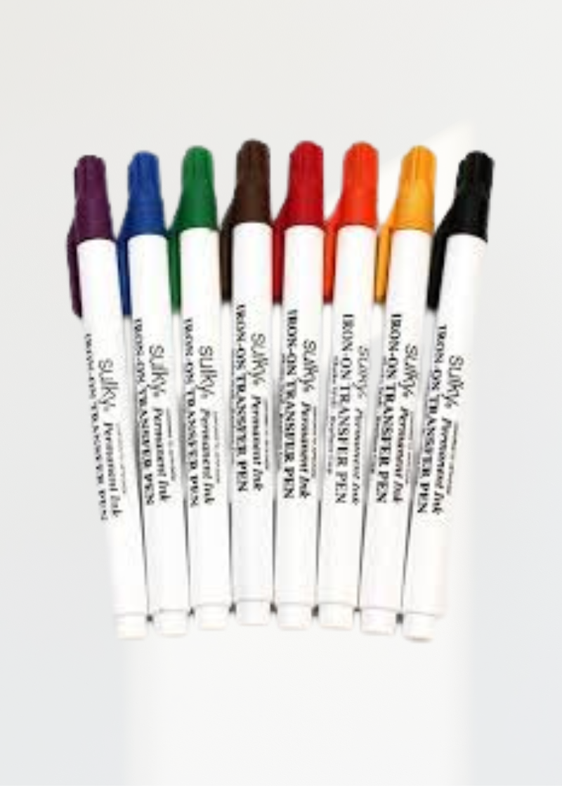 Sulky Iron-On Transfer Pens - 8/Pack, Assorted Colors