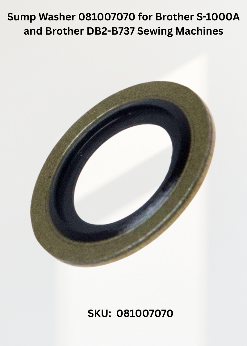 Sump Washer 081007070 for Brother S-1000A and Brother DB2-B737 Sewing Machines