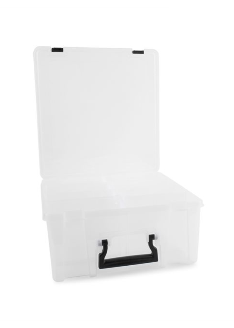 Super Satchel Double Deep Thread Box – 8 Compartments, Clear