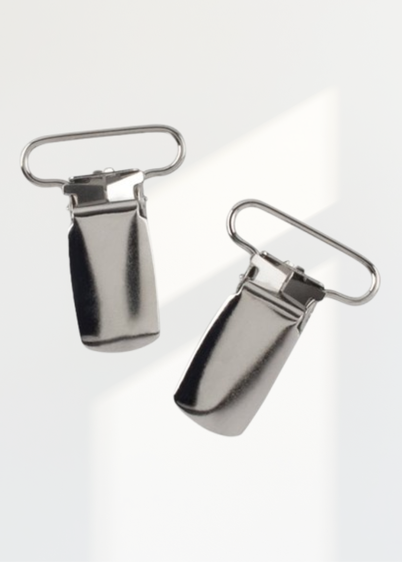 Suspender/Mitten Clips - 1" - Nickel