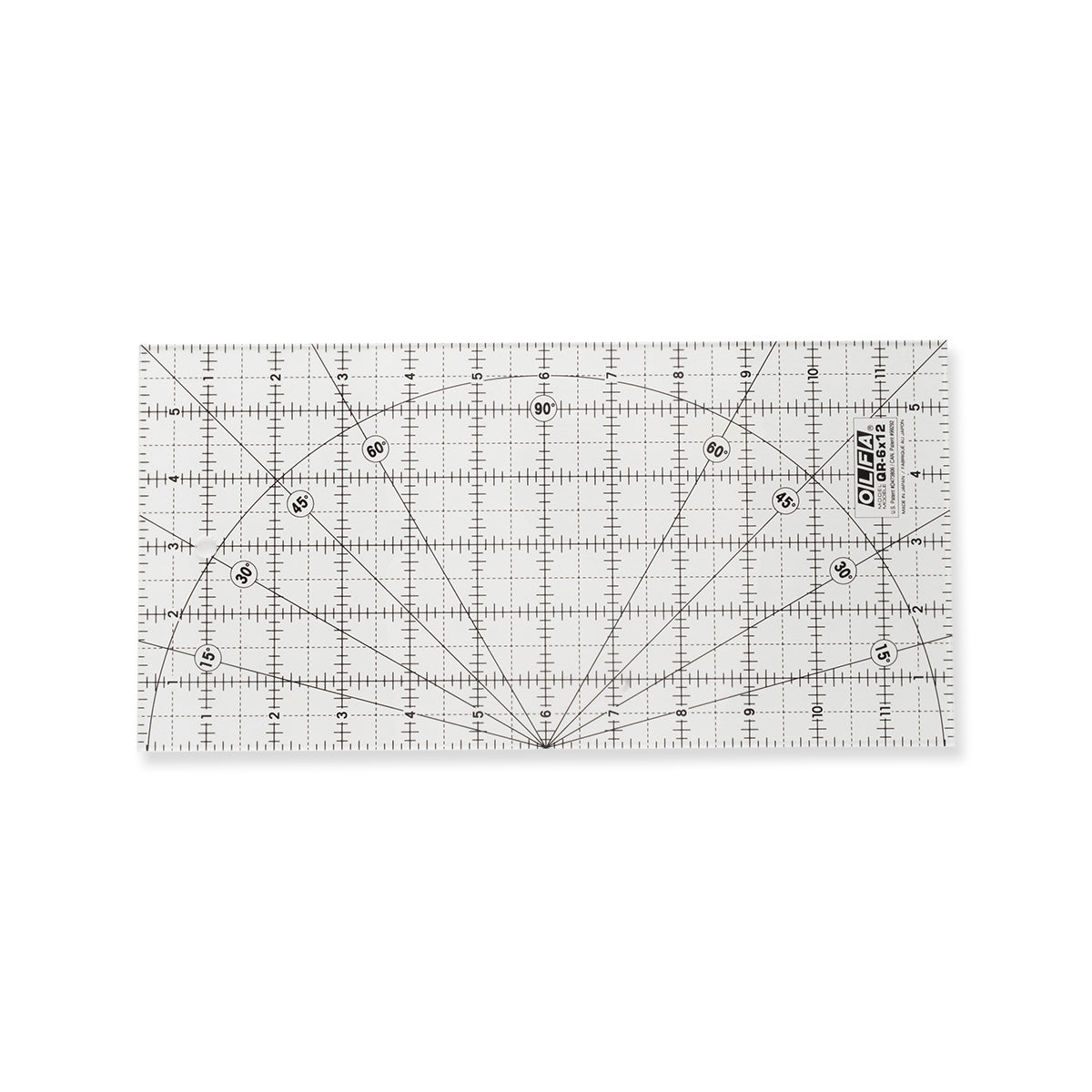 OLFA Frosted Acrylic Ruler 6 x 12