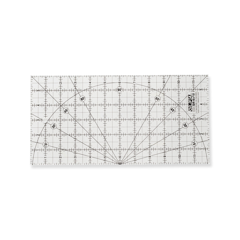 OLFA Frosted Acrylic Ruler 6 x 12