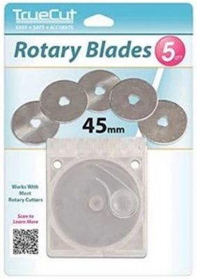 The Grace Company 5-Pack Rotary Cutter Blades (45mm Comfort Cutter)
