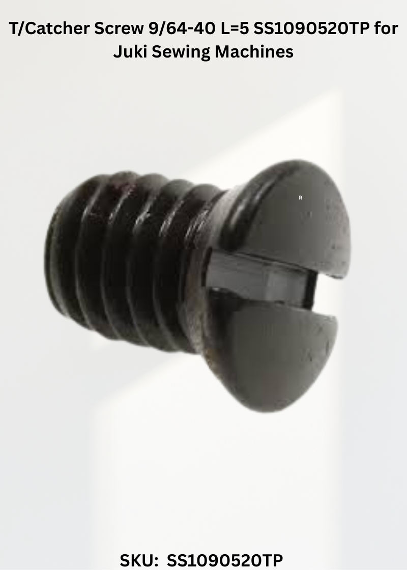 T/Catcher Screw 9/64-40 L=5 SS1090520TP for Juki Sewing Machines