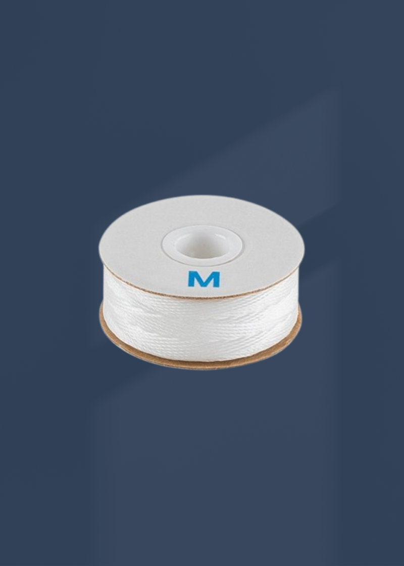 Amann Pre-Wound Nylon Style "M" Bobbins - Tex 90 - 35 yds. - 144 Bobbins/Box