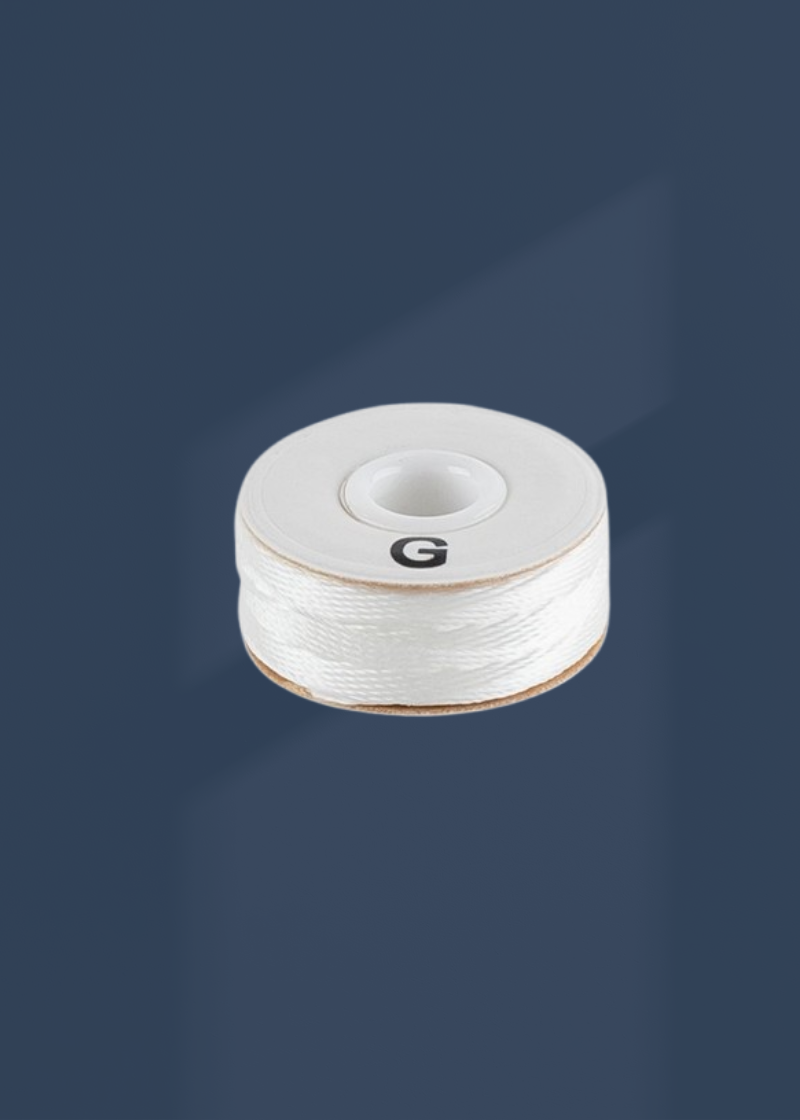 Amann Pre-Wound Polyester Style "G" Bobbins - Tex 90 - 30 yds. - 144 Bobbins/Box