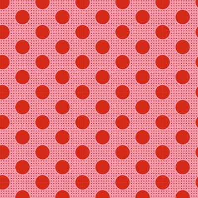 Tilda -Medium Dots Salmon