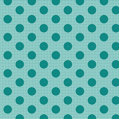 Tilda -Medium Dots Dark Teal