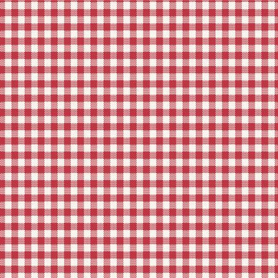 Tilda Wideback- Woven Ginham Gingham Red
