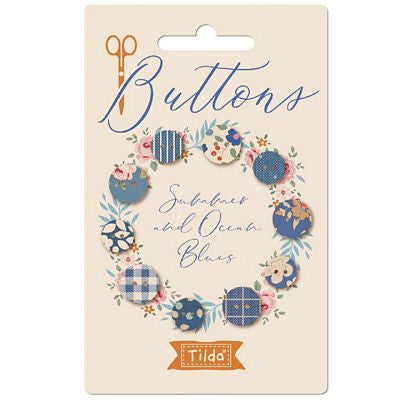 Tilda Creating Memories Summer Btn 5pc 10mm and 12mm