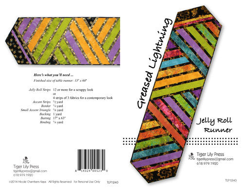 Tiger Lily Press Greased Lightning Jelly Roll Runner
