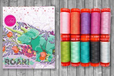 Aurifil Roar by Tula Pink