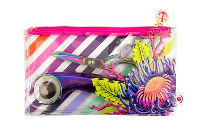 Tula Pink Floral Reef Pencil Pouch