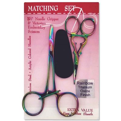 Tooltron Industries 5 1/2in Needle Gripper and Embroidery Scissors