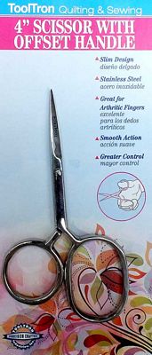 Tooltron Industries 4 Inch Scissor with Offset Handle