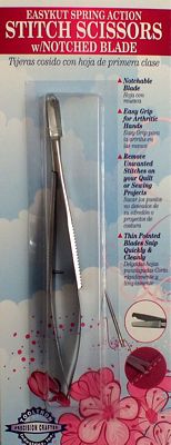 Tooltron Industries Easykut Spring Action Stitch Scissor