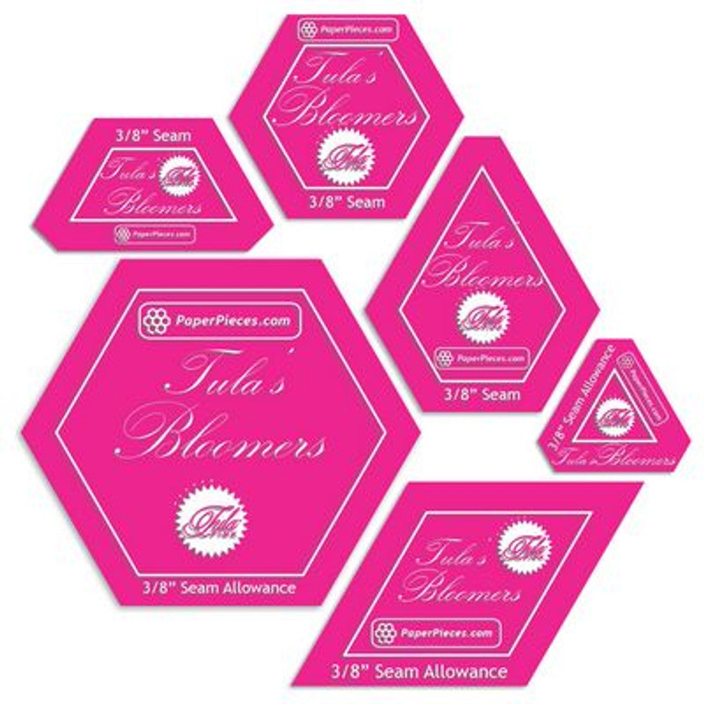 Paper Pieces Bloomers (6 Piece) Acrylic Fabric Cutting Template