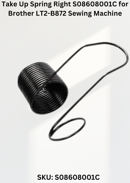 Take Up Spring Right S08608001C for Brother LT2-B872 Sewing Machine