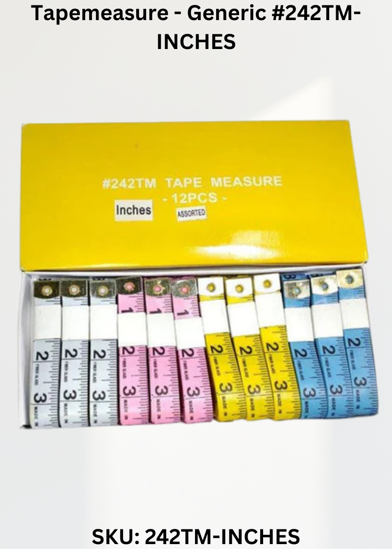 Tapemeasure - Generic #242TM-INCHES